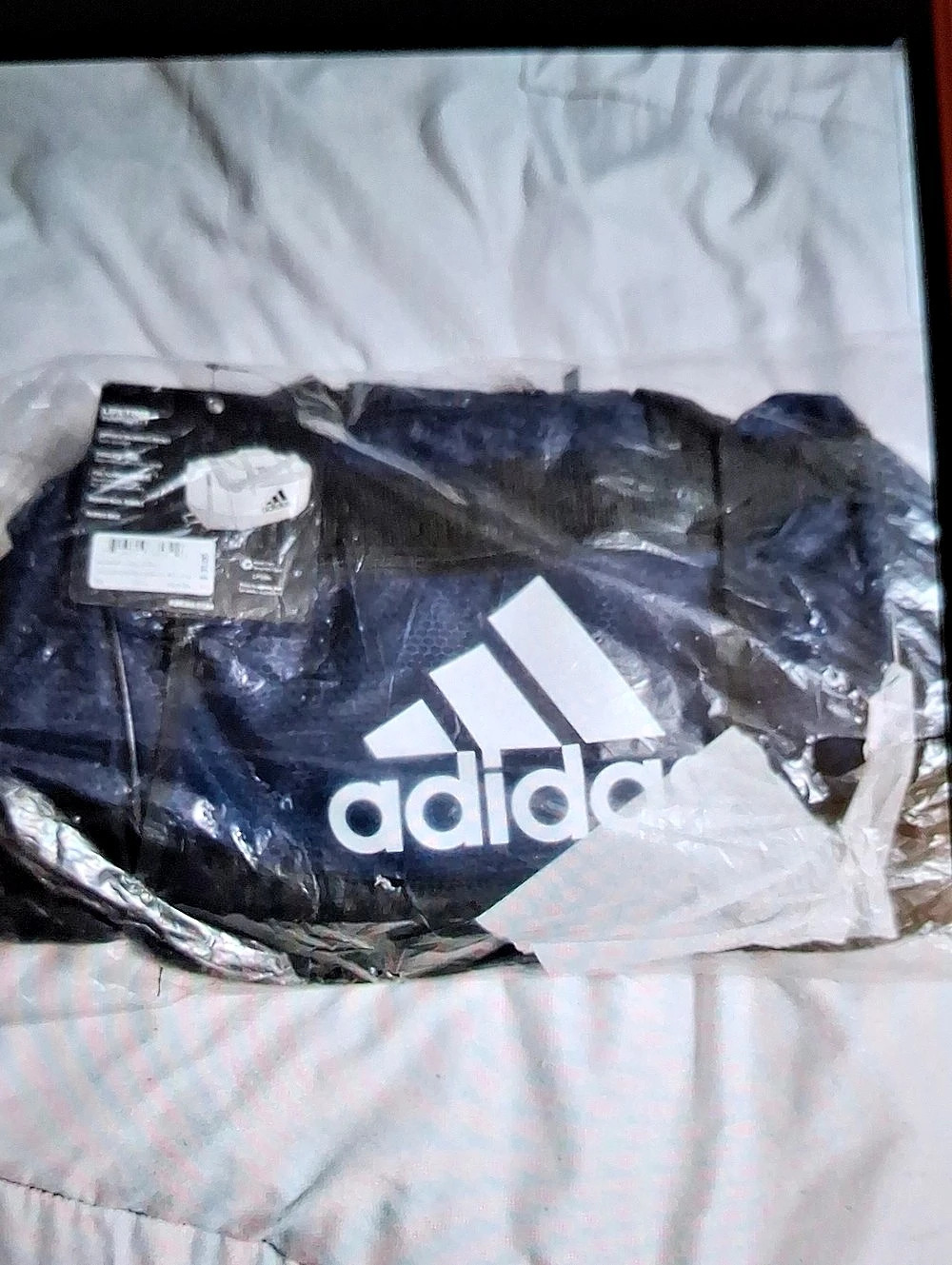 adidas Defender III Small Duffel Black & White NWT